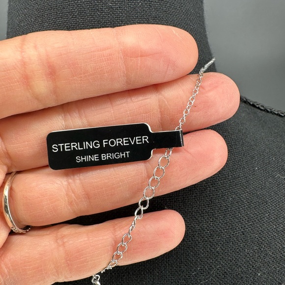 NWT Elegant Sterling Silver Wishbone Necklace - Picture 6 of 7